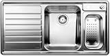 Blancoaxis 511-738 Stainless Steel Sink (Depth: 7in / 5-1/8in)