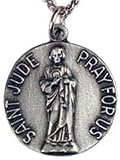 St. Jude, Medal,18 Stainless Steel Chain