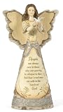 Pavilion Gift Company Elements 9-Inch Angel Releasing Dove, with Sympathy