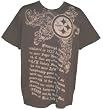 Mens Pittsburgh Steelers Team History Script Slim Fit Tshirt