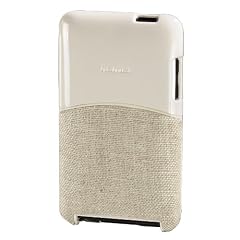 Hama MP3-R�ckschale "Fiberlight" f�r iPod touch 2G/3G, Wei�/Beige