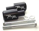 03-06 HONDA CBR 600 RR 600RR BLACK FRAME SLIDERS