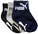 Puma Baby Boy Solid Gripper Socks- 3 Pack(Infant to Baby)