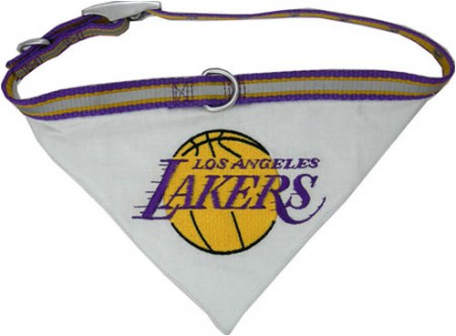 NBA Pet Collar Bandana, Small, LA Lakers