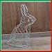 Buxus-Figur Hase verzinkt 30cm