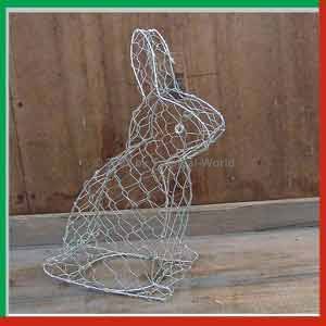 Buxus-Figur Hase verzinkt 30cm