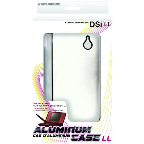 DSi XL Slim Metal Protection Case - White