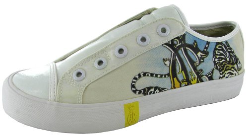 Christian Audigier Ed Hardy Womens Media Graphic Canvas Sneakers Shoes product image