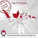 Indonesia Map Powerpoint - Map of Indonesia Islands Powerpoint Background