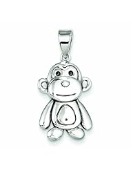 Genuine .925 Sterling Silver Monkey Pendant 1.2 Grams. 100% Satisfaction Guaranteed.