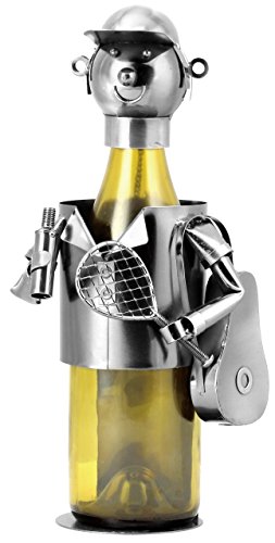 Berkeley Designs Wine Caddy MALE TENNIS PLAYER