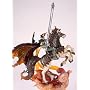 Final Fantasy Master Monster Creature Collection Series 2 PVC Arts Figure Odin On Sleipnir