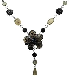 Necklace - N219 - Glass Flower