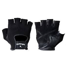 Harbinger 15530 Power StretchBack Glove, Large (Black)