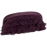 Magid Ruffle Rounded Clutch