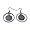 Alabama Crimson Tide Hoop Logo Earring Set Ncaa Charm Image #1