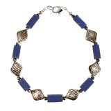 Handmade Silver Lapis Lazuli Bracelet