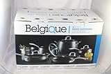 UPC 766370454835 product image for Belgique 11 Piece Hard Adonized Cookware (black) | upcitemdb.com