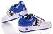 MAKAVELI BRANDED Rollin Tupac 2pac Mens Shoes White/Royal Blue Patent Leather #Image 1