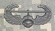 Air Assault - Metal Insignia - Black - Full Size