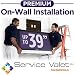 Service Valet Premium On-Wall TV Mounting and Installation for TVs Up to 39-inches