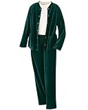 Snap Front Velour Set