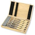 Stechbeitel Set 6 Stk. in Holzkiste VT 25031