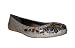 Coach Denisse Lurex Canvas Rhinestone Flat Silver Slipon Shoes 6.5