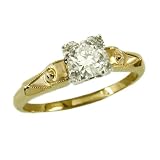 14K Antique Diamond Engagement Ring, circa 1930s