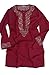 Ayurvastram Pure Cotton Round Neck, Hand Embroidered Tunic, Top, Kurti, Blouse