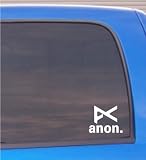 Anon vinyl decal sticker