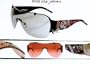 ED HARDY VINTAGE TATTOO SUNGLASSES EHS 003 JAPAN GUN FRAME BURGUNDY GRADIENT LENSES