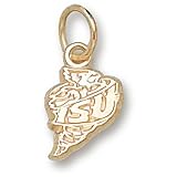 Iowa State ISU Cardinal 3/8 Pendant (14kt)