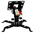 Cheetah Mounts APMFB Black Universal Projector Ceiling Mount