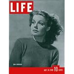 Life Magazine: July 24, 1939: Tennis HIts Beauty High and Wimbledon; Bobby Feller wins the 1939 all-star garm; Ann Sheridan--the Oomph Girl; Ireland--A New Flag Brings Hope to an Old and Pious Land; ART: Peter Hurd; SCIENCE: Cornell dissects Brains to Fin book cover