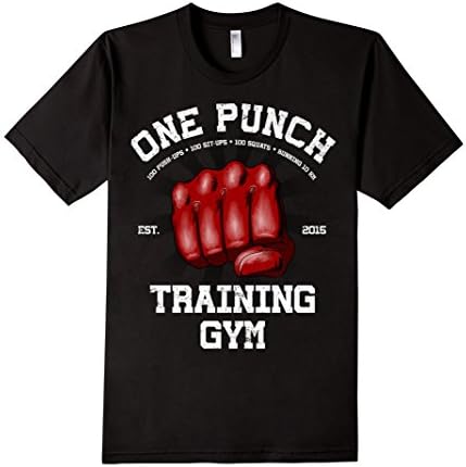 Men's Shirts One Punch Gym Small Black