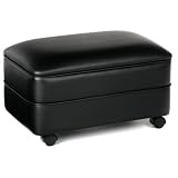 Bailey Rectangle Storage Ottoman Color-Material - Faux Leather