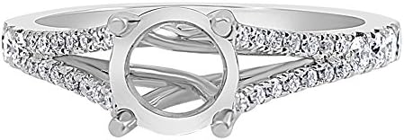 14 Karat White Gold Diamond Engagement Ring ( .25 ctw)
