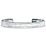 Serenity Prayer Cuff Bracelet