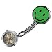 Schwesternuhr 2er Set (=2St�ck!) Smiley gr�n mit Clip Kitteluhr Krankenschwesteruhr Original Tiga-Med Qualit�t