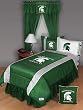 NCAA Michigan State Spartans - 5pc BEDDING Set - Queen Bed in a Bag