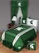 NCAA Michigan State Spartans - 5pc BEDDING Set - Queen Bed in a Bag