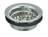 KOHLER K-8814-CP Stainless Steel Sink Strainer, Polished Chrome