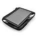 CaseCrown Dual Slash Synthetic Leather Sleeve Case (Grey/White Stripe) for Samsung Netbook