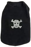 Present Time Dog Tank Top Skully Black