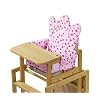Pinolino 58350-7S - Sitzverkleinerer Krone Komfort, Stoff Herzchen rosa