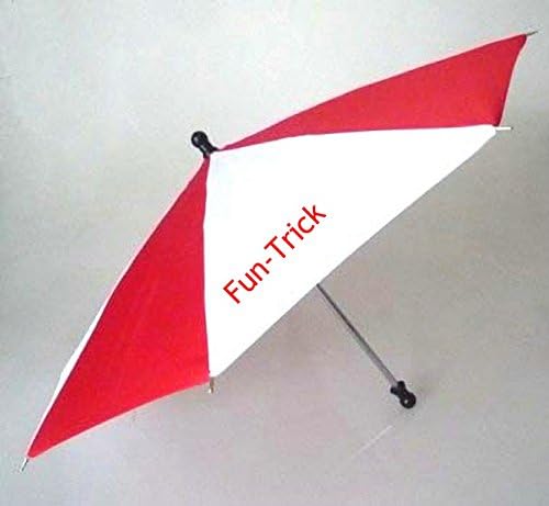 Umbrella Production (Medium) - White&amp;Red / Magic Tricks/Magic Props/Parasol Production