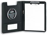 Review Masters  / Masters Clipboard Fold-over PVC with Calculator Lined Pad and Pen A4 Black Ref 2917