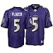 Joe Flacco Jersey: Reebok Purple Replica #5 Baltimore Ravens Jersey - XX-Large