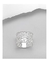 Flower Ring In 92.5 Sterling Silver